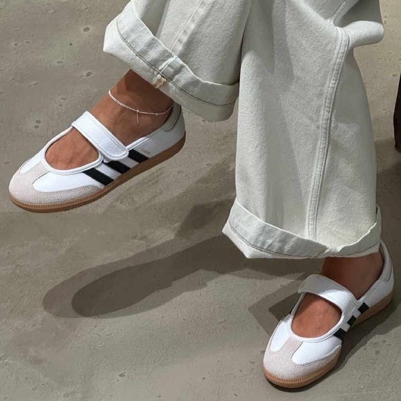 adidas Shoes - Adidas Samba Jane Sneakers in white only